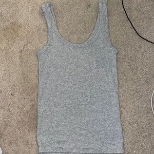 Gray tank top